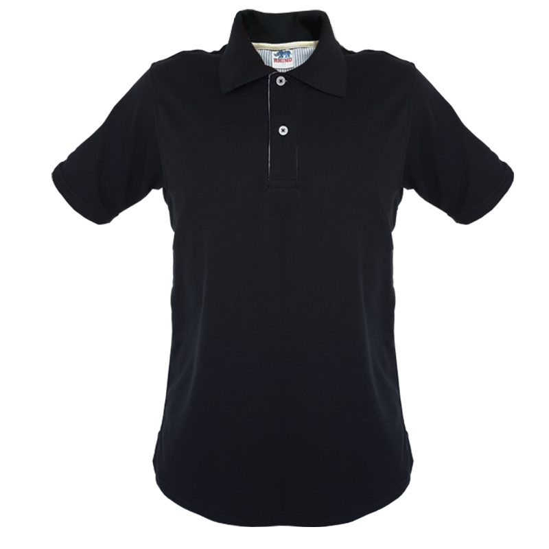 POLO RHINO MANGA CORTA NEGRO