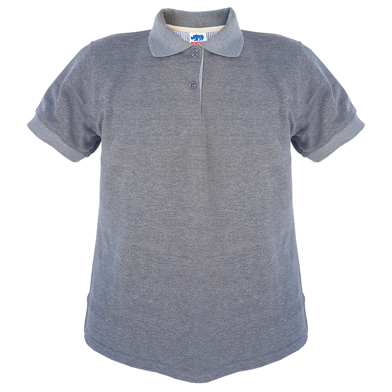 POLO RHINO MANGA CORTA GRIS OSCURO