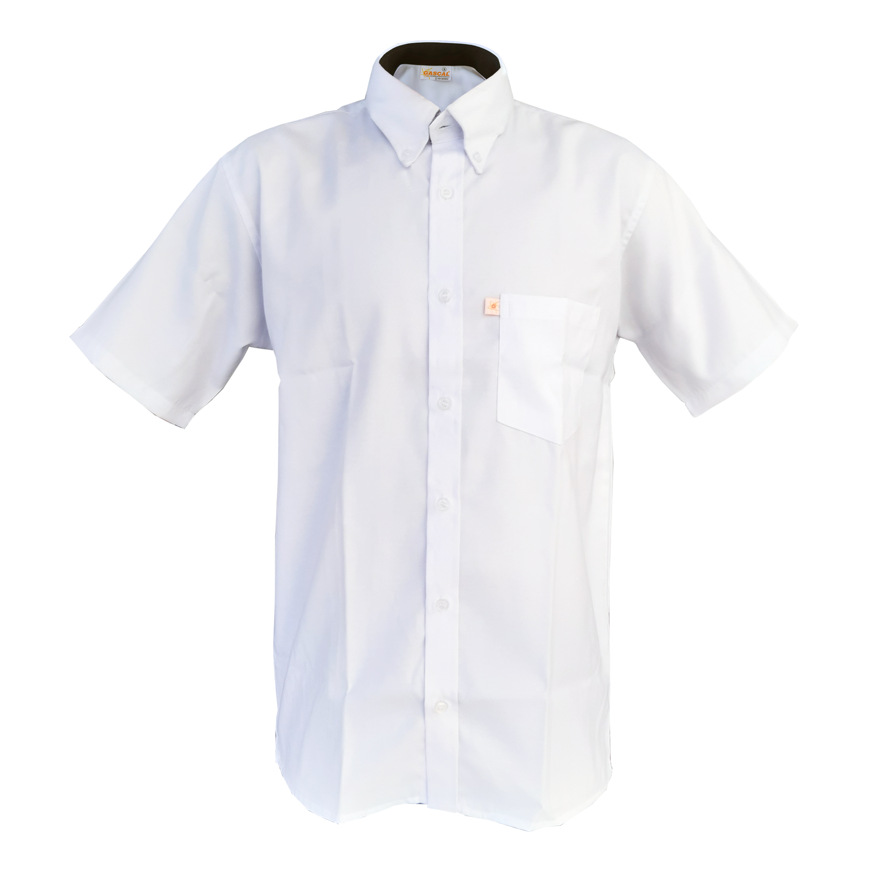 CAMISA OXFORD MANGA CORTA BLANCA