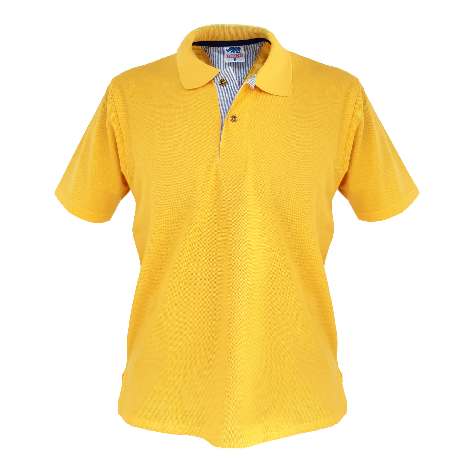 POLO RHINO MANGA CORTA AMARILLO