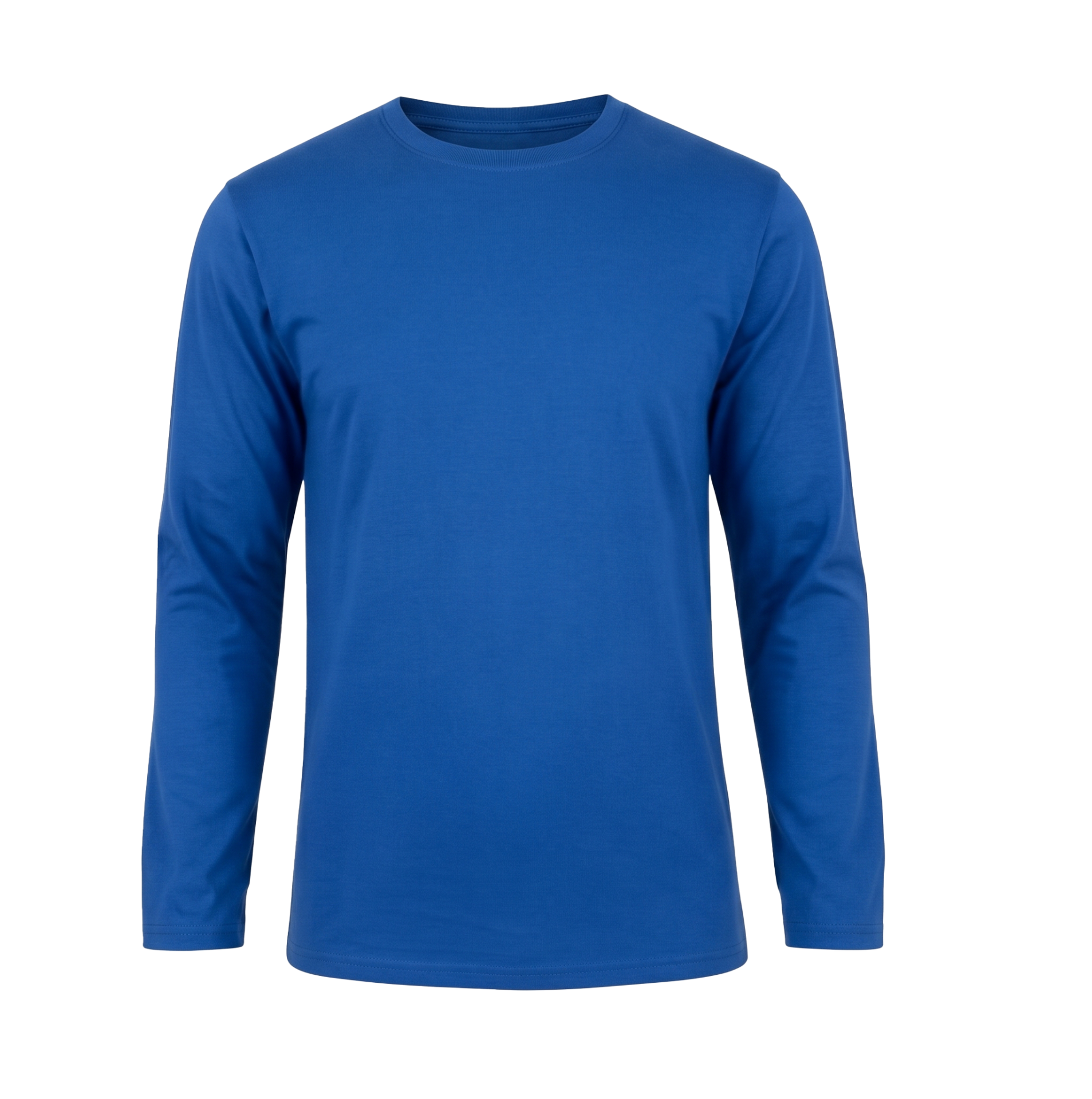 TSHIRT STRETCH AZUL REY MANGA LARGA