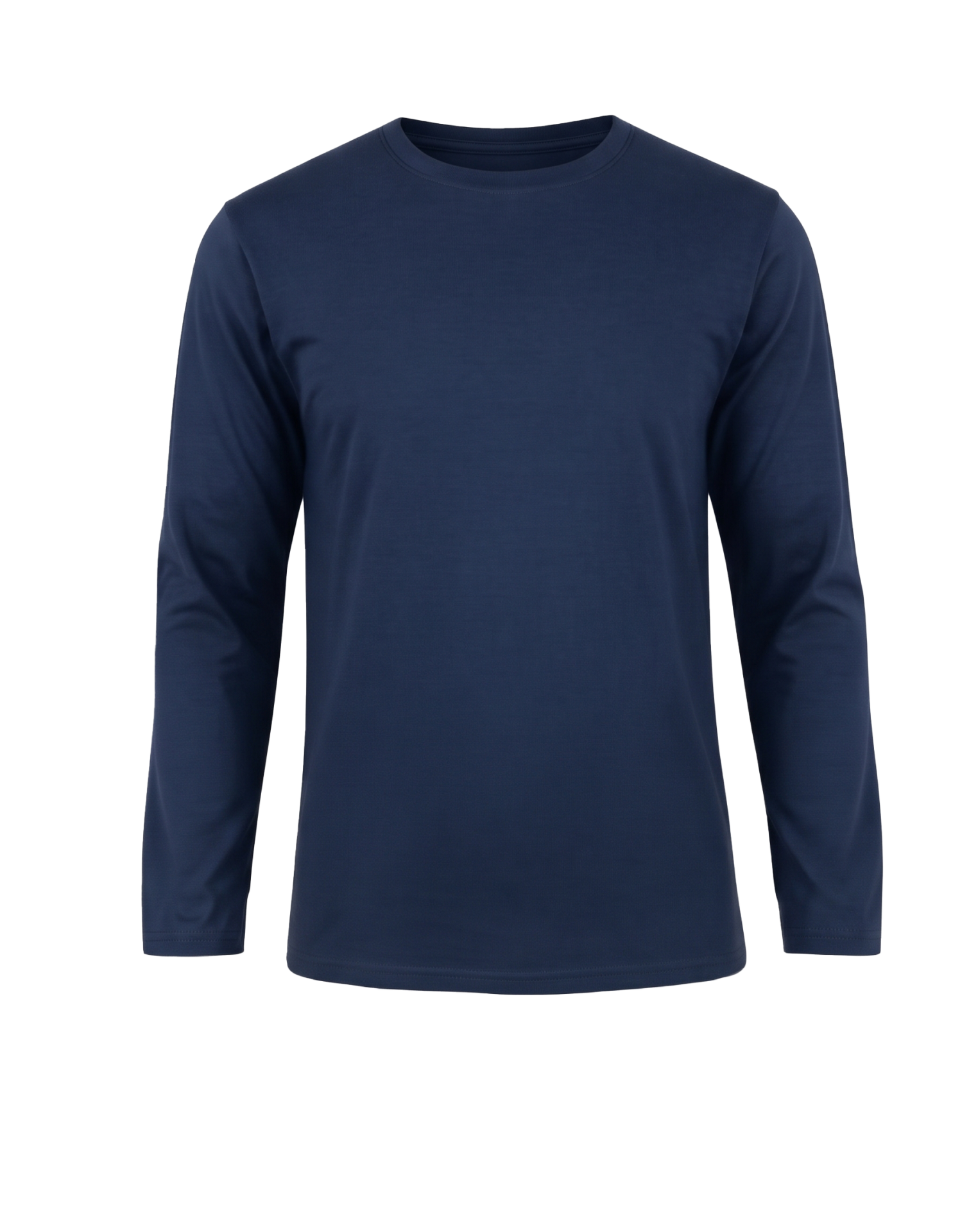 TSHIRT STRETCH AZUL OSCURO MANGA LARGA